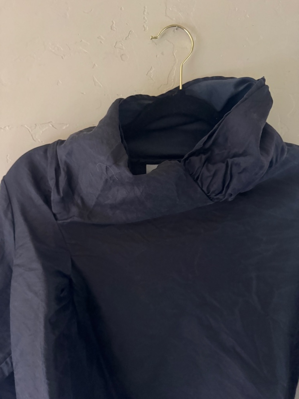 Black Sheer High open turtleneck